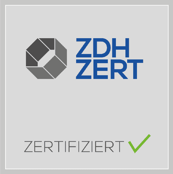 ZDH-ZERT zertifiziert
